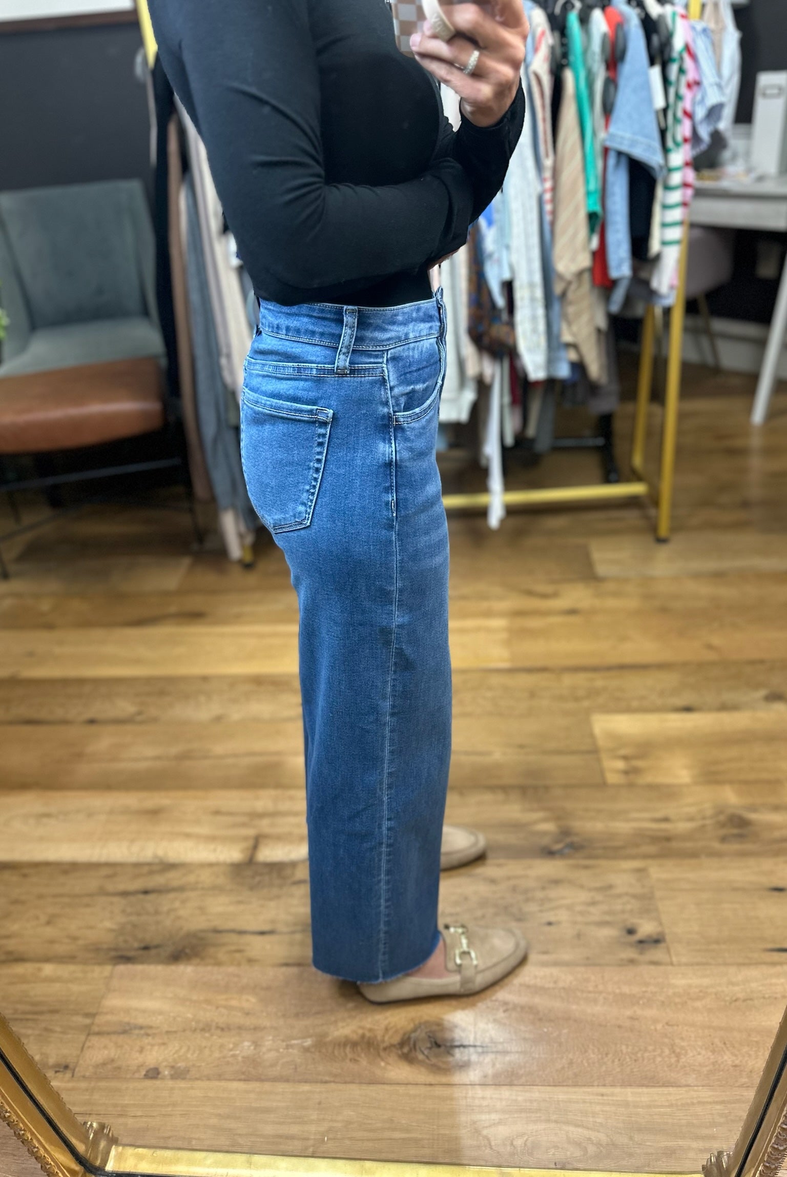 The Lucy High Rise Wide-Leg Crop Denim-Vervet-Anna Kaytes Boutique, Women's Fashion Boutique in Grinnell, Iowa