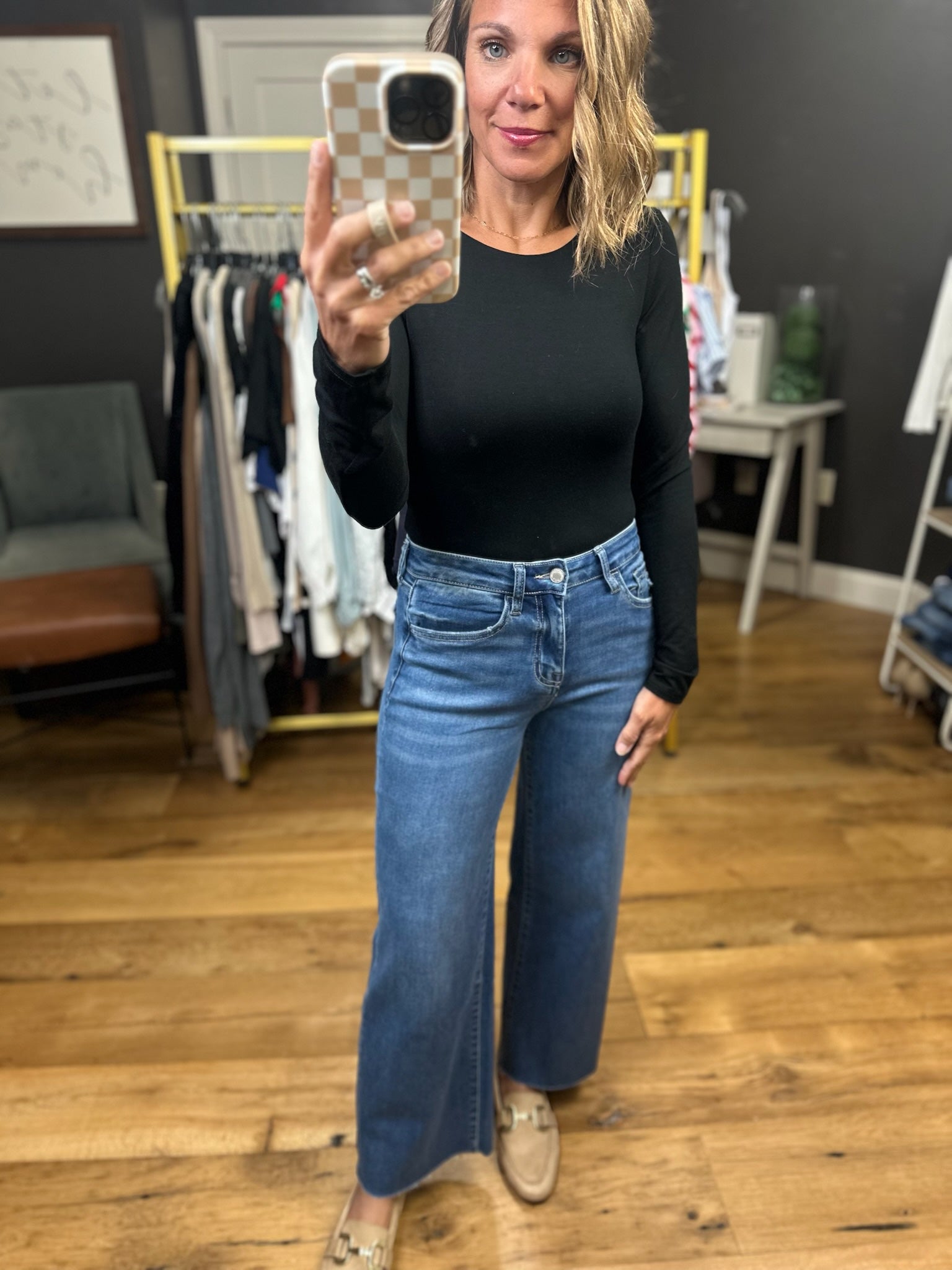 The Lucy High Rise Wide-Leg Crop Denim-Vervet-Anna Kaytes Boutique, Women's Fashion Boutique in Grinnell, Iowa