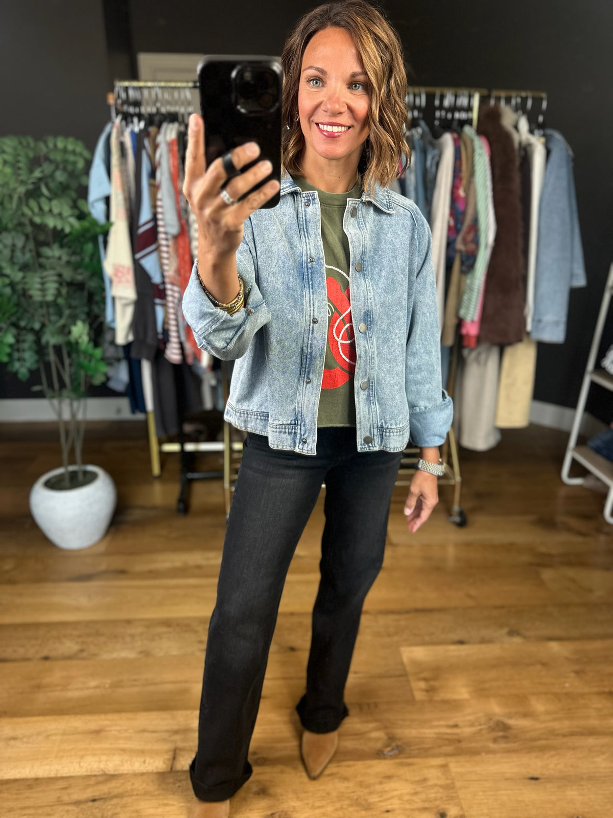 My Legacy Denim Jacket-Jackets-Fate-Anna Kaytes Boutique, Women's Fashion Boutique in Grinnell, Iowa