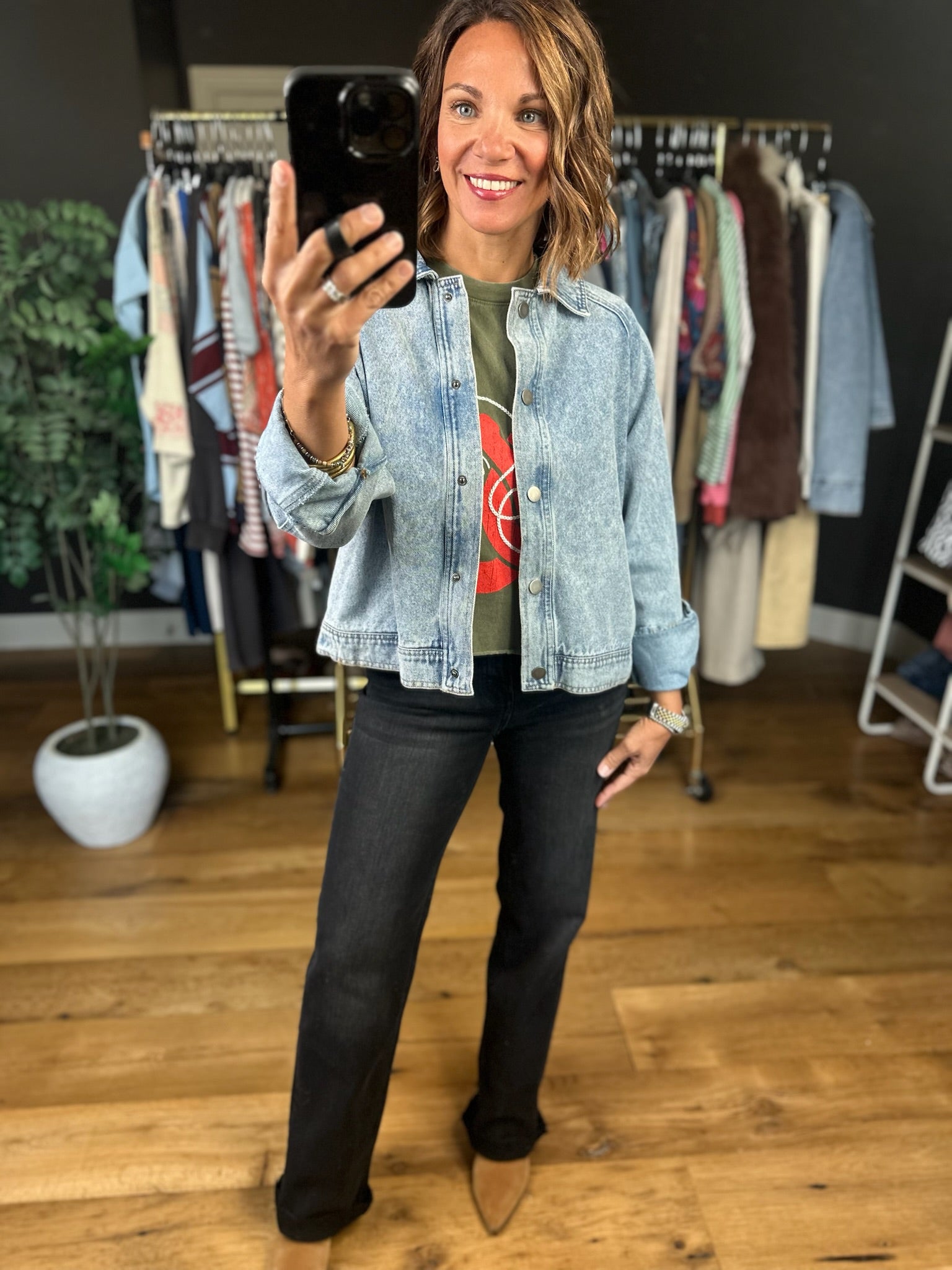 My Legacy Denim Jacket-Jackets-Fate-Anna Kaytes Boutique, Women's Fashion Boutique in Grinnell, Iowa