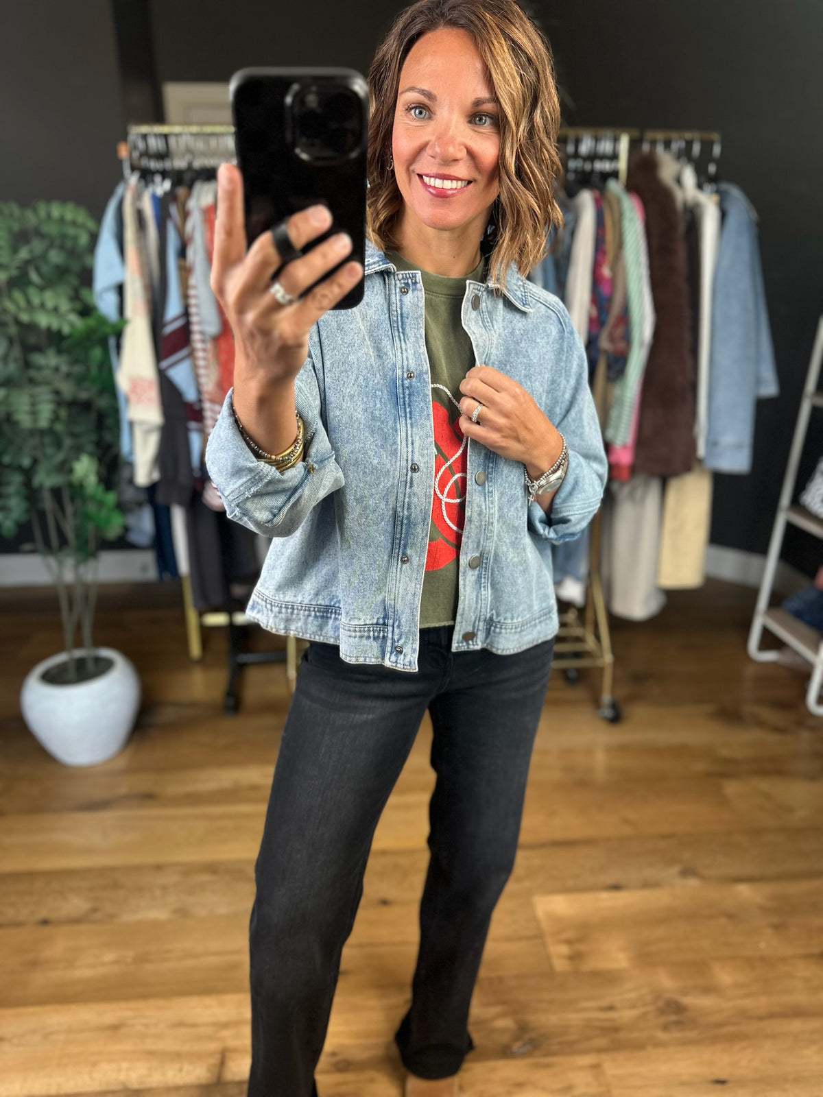 My Legacy Denim Jacket-Jackets-Fate-Anna Kaytes Boutique, Women's Fashion Boutique in Grinnell, Iowa