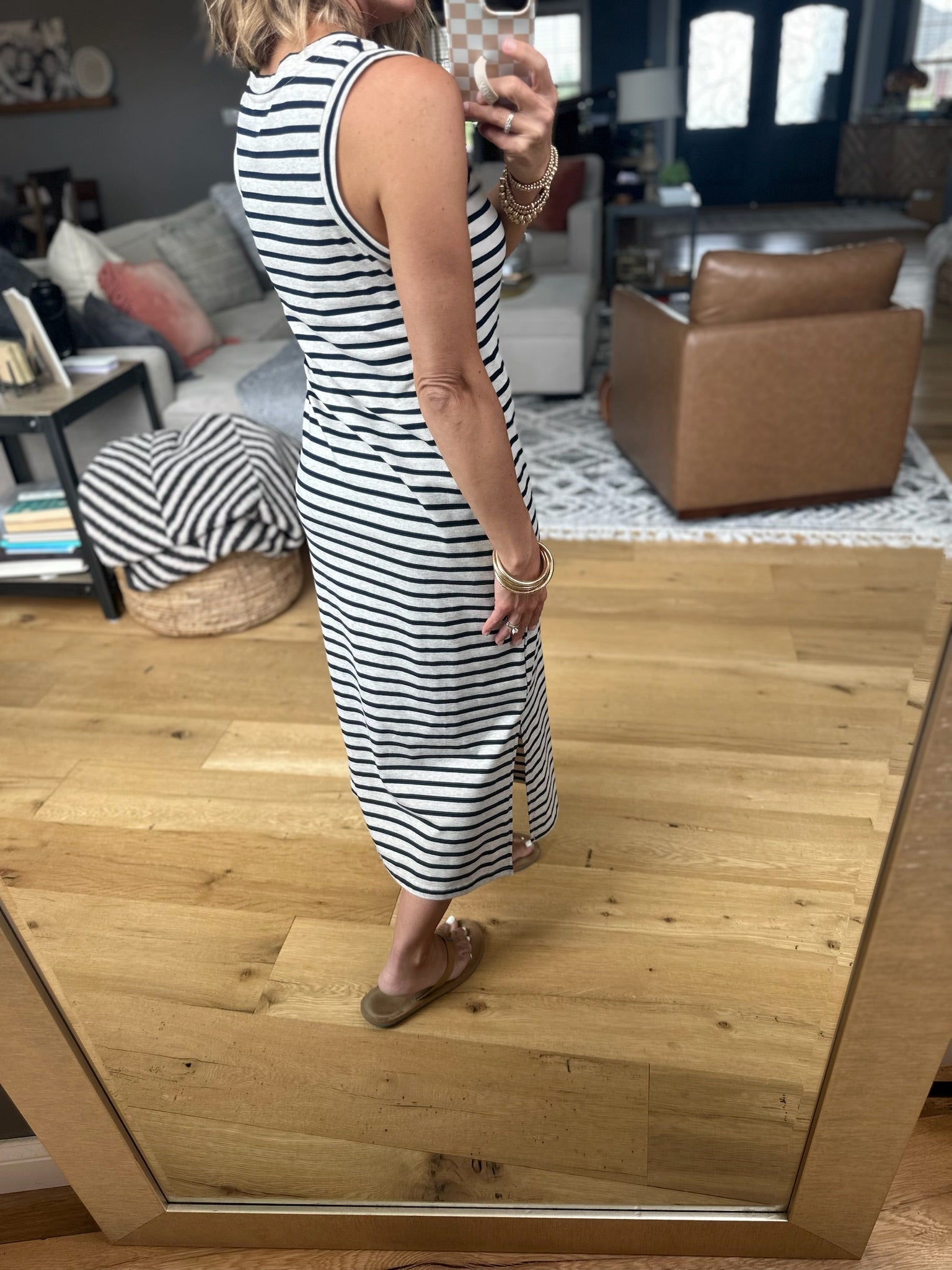 Stand By Me Striped Midi Dress - Multiple Options-Dresses-Eesome-Anna Kaytes Boutique, Women's Fashion Boutique in Grinnell, Iowa
