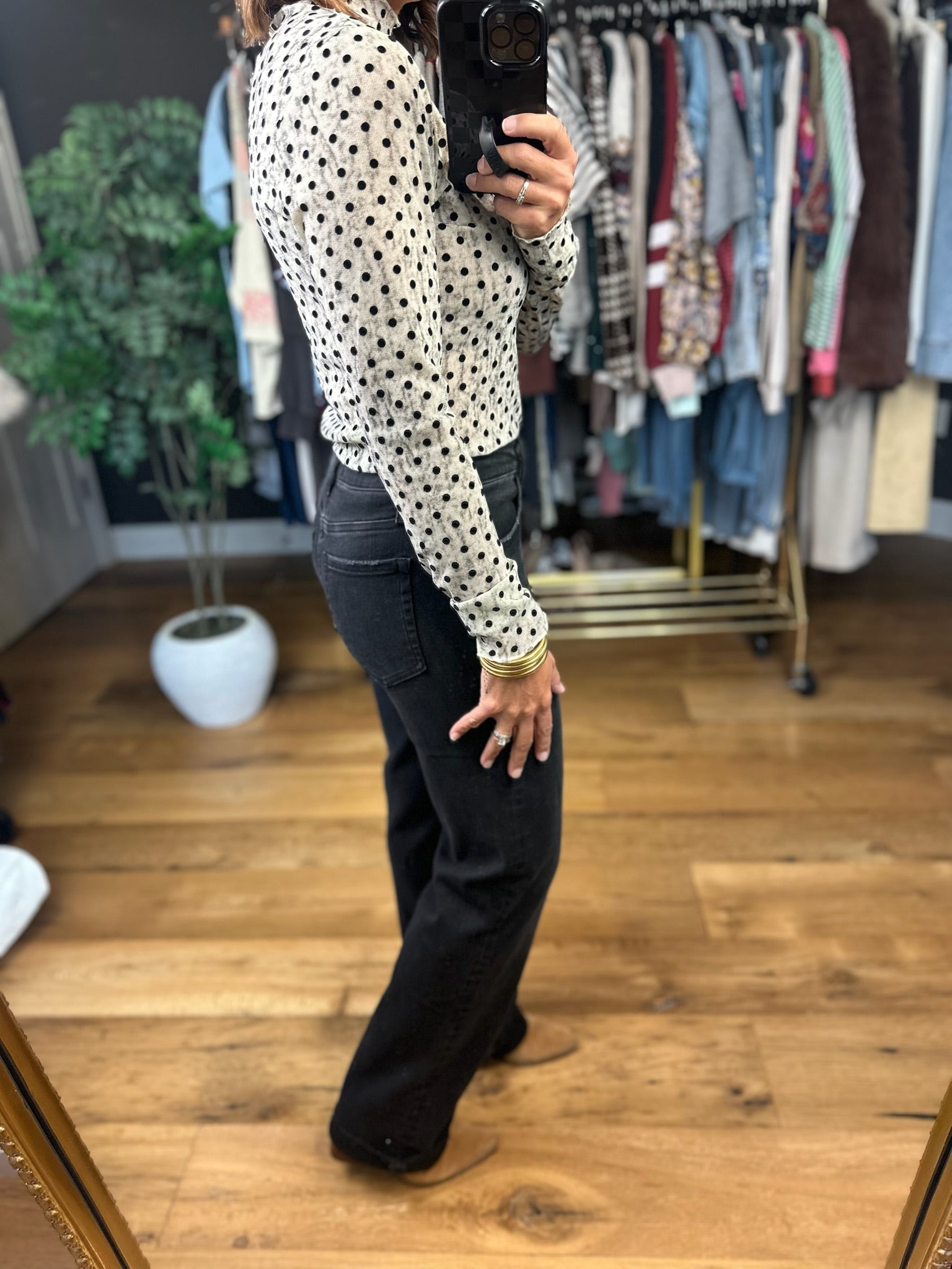Missing You Long Sleeve Mock-Neck Top-Long Sleeves-Umgee-Anna Kaytes Boutique, Women's Fashion Boutique in Grinnell, Iowa