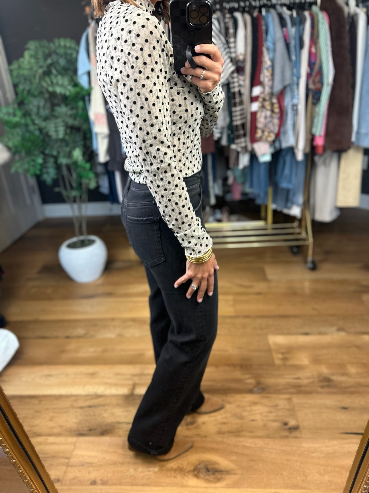 Missing You Long Sleeve Mock-Neck Top-Long Sleeves-Umgee-Anna Kaytes Boutique, Women's Fashion Boutique in Grinnell, Iowa