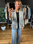 Back In Business Heathered Blazer-Jackets-Doe & Rae-Anna Kaytes Boutique, Women's Fashion Boutique in Grinnell, Iowa