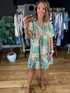 Down My Path Shift Dress-Dresses-Umgee-Anna Kaytes Boutique, Women's Fashion Boutique in Grinnell, Iowa