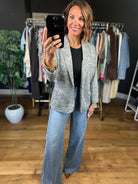 Back In Business Heathered Blazer-Jackets-Doe & Rae-Anna Kaytes Boutique, Women's Fashion Boutique in Grinnell, Iowa