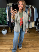 Back In Business Heathered Blazer-Jackets-Doe & Rae-Anna Kaytes Boutique, Women's Fashion Boutique in Grinnell, Iowa
