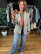 Back In Business Heathered Blazer-Jackets-Doe & Rae-Anna Kaytes Boutique, Women's Fashion Boutique in Grinnell, Iowa