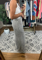 The Carrie Patterned Wide-Leg Pants-Pants-Be Cool-Anna Kaytes Boutique, Women's Fashion Boutique in Grinnell, Iowa