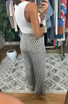 The Carrie Patterned Wide-Leg Pants-Pants-Be Cool-Anna Kaytes Boutique, Women's Fashion Boutique in Grinnell, Iowa