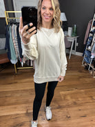 The Clara Pocket Crewneck Sweatshirt 2.0 - Multiple Options-Sweaters-Zenana TTW-5176D4-Anna Kaytes Boutique, Women's Fashion Boutique in Grinnell, Iowa