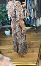 Settled Feeling Paisley Dress-Dresses-She & Sky-Anna Kaytes Boutique, Women's Fashion Boutique in Grinnell, Iowa
