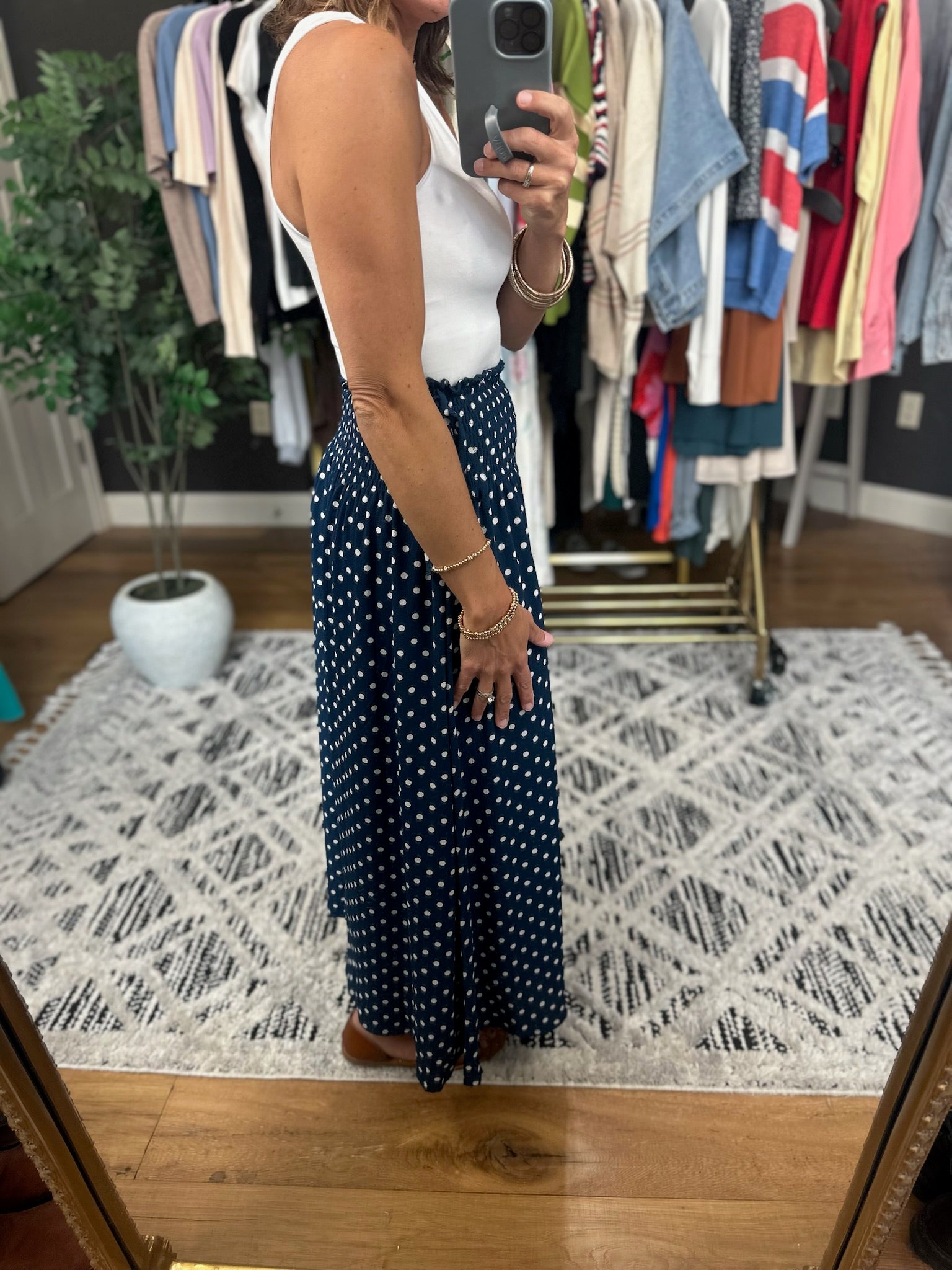 Everything Good Polka Dot Skirt-Dresses-Wishlist-Anna Kaytes Boutique, Women's Fashion Boutique in Grinnell, Iowa
