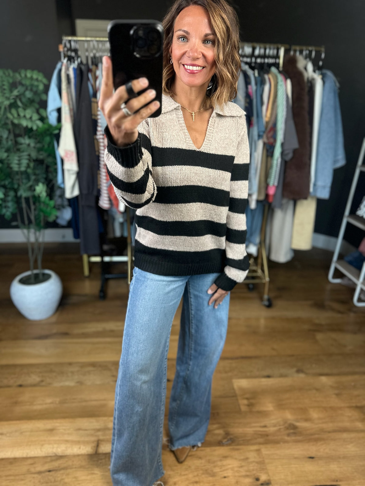 Right Mindset Knit Sweater-Sweaters-Fate-Anna Kaytes Boutique, Women's Fashion Boutique in Grinnell, Iowa