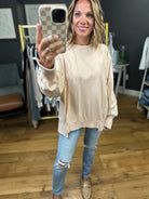 Like The Last Time Textured Dolman Sleeve Crew - Multiple Options-Easel-Anna Kaytes Boutique, Women's Fashion Boutique in Grinnell, Iowa