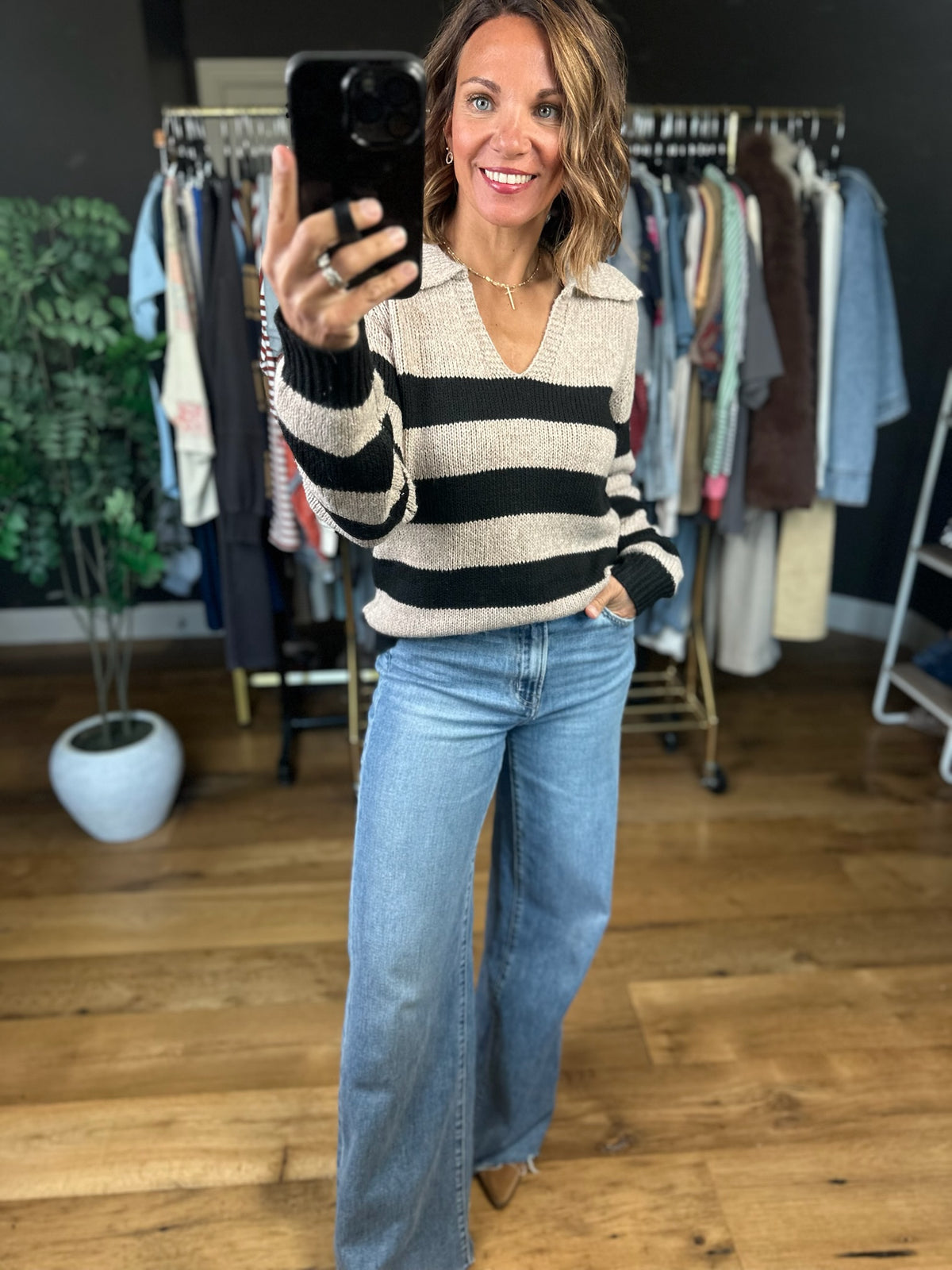 Right Mindset Knit Sweater-Sweaters-Fate-Anna Kaytes Boutique, Women's Fashion Boutique in Grinnell, Iowa