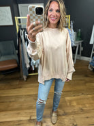 Like The Last Time Textured Dolman Sleeve Crew - Multiple Options-Easel-Anna Kaytes Boutique, Women's Fashion Boutique in Grinnell, Iowa