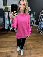 The Clara Pocket Crewneck Sweatshirt 2.0 - Multiple Options-Sweaters-Zenana TTW-5176D4-Anna Kaytes Boutique, Women's Fashion Boutique in Grinnell, Iowa