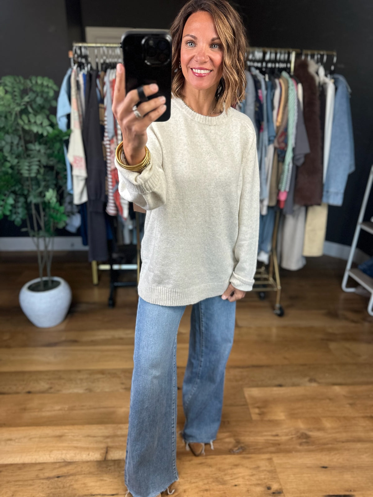 Match My Energy Lightweight Knit Sweater-Sweaters-Blu Pepper-Anna Kaytes Boutique, Women's Fashion Boutique in Grinnell, Iowa