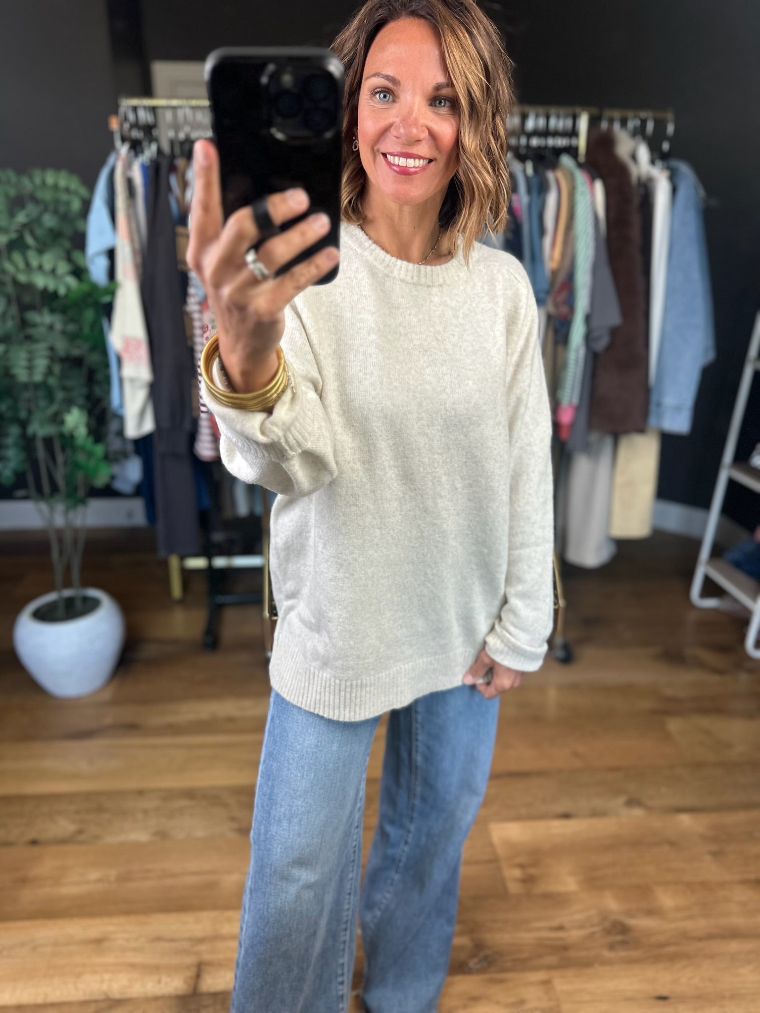 Match My Energy Lightweight Knit Sweater-Sweaters-Blu Pepper-Anna Kaytes Boutique, Women's Fashion Boutique in Grinnell, Iowa