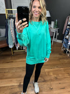 The Clara Pocket Crewneck Sweatshirt 2.0 - Multiple Options-Sweaters-Zenana TTW-5176D4-Anna Kaytes Boutique, Women's Fashion Boutique in Grinnell, Iowa