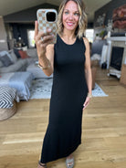 Now More Than Ever Midi Dress - Black-Les Amis-Anna Kaytes Boutique, Women's Fashion Boutique in Grinnell, Iowa