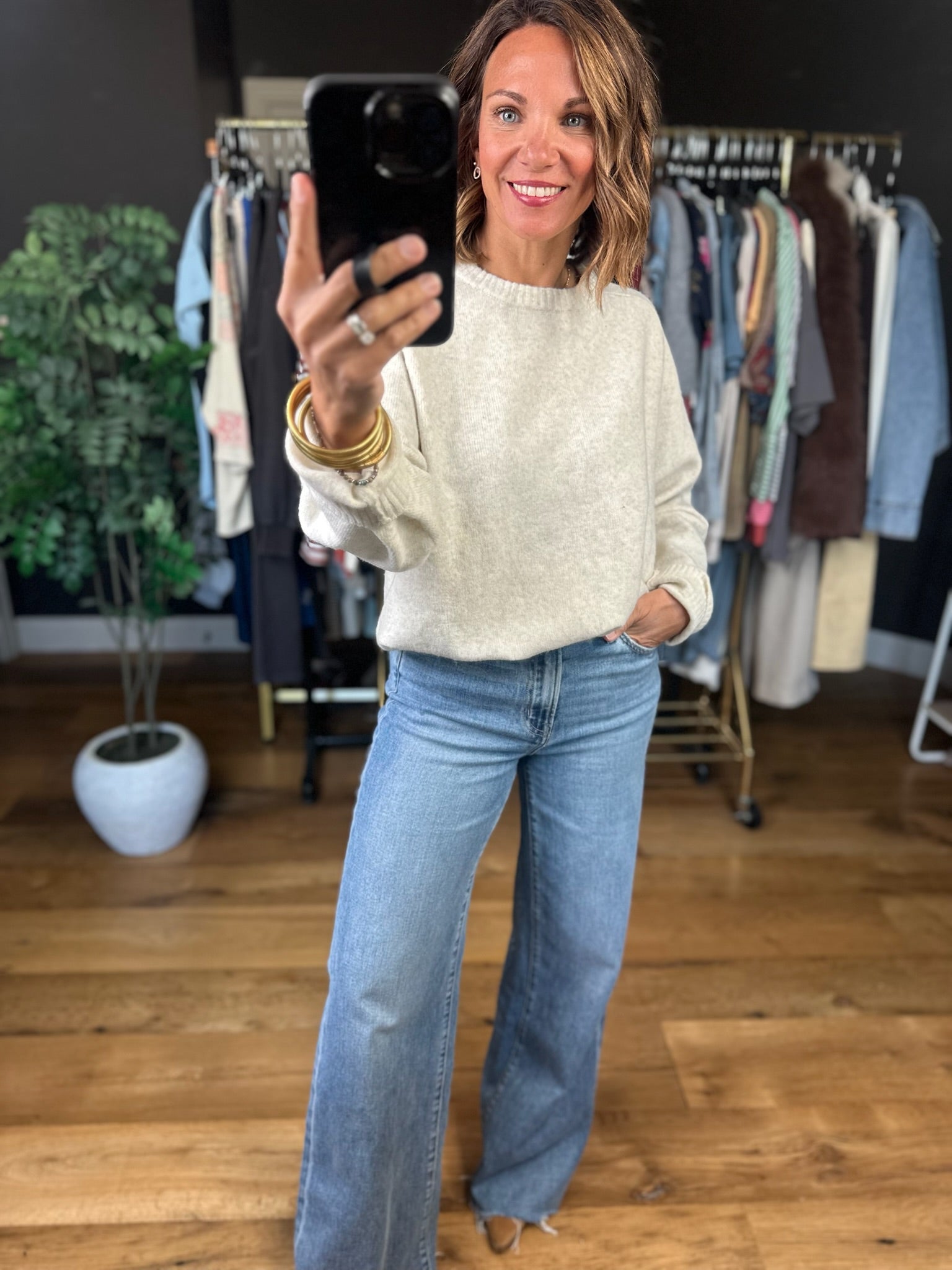 Match My Energy Lightweight Knit Sweater-Sweaters-Blu Pepper-Anna Kaytes Boutique, Women's Fashion Boutique in Grinnell, Iowa