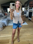 At The Surface Crochet Tie Vest - Multiple Options-Be Cool-Anna Kaytes Boutique, Women's Fashion Boutique in Grinnell, Iowa