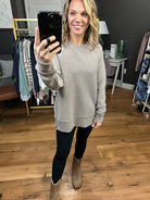 On The Outside Ribbed Crew With Zip Hem Detail - Multiple Options-Long Sleeves-Thread & Supply T2724ORKTS-Anna Kaytes Boutique, Women's Fashion Boutique in Grinnell, Iowa