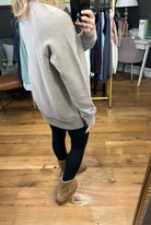 On The Outside Ribbed Crew With Zip Hem Detail - Multiple Options-Long Sleeves-Thread & Supply T2724ORKTS-Anna Kaytes Boutique, Women's Fashion Boutique in Grinnell, Iowa