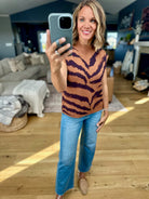 Loud For Fall Printed Knit Top-Entro-Anna Kaytes Boutique, Women's Fashion Boutique in Grinnell, Iowa