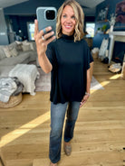 All The Possibilities Mock-Neck Top-Entro-Anna Kaytes Boutique, Women's Fashion Boutique in Grinnell, Iowa