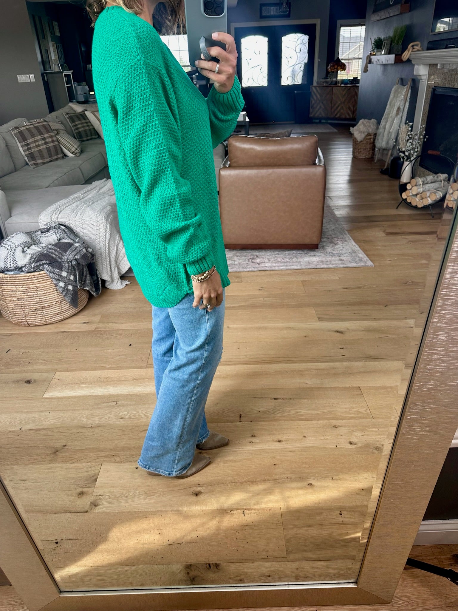 How It's Gonna Be Crew Knit Top-sweater-Zenana-Anna Kaytes Boutique, Women's Fashion Boutique in Grinnell, Iowa