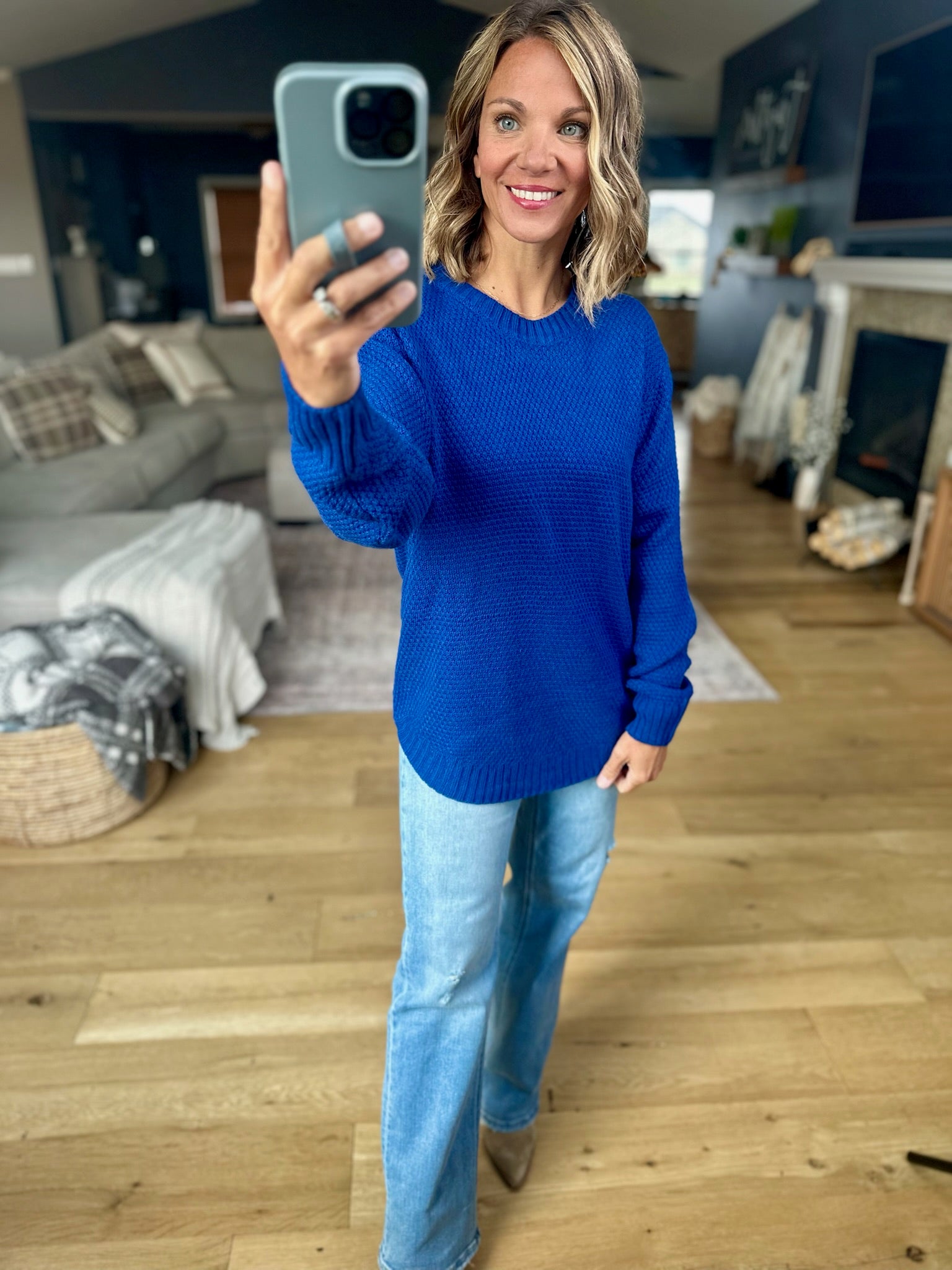 How It's Gonna Be Crew Knit Top-sweater-Zenana-Anna Kaytes Boutique, Women's Fashion Boutique in Grinnell, Iowa