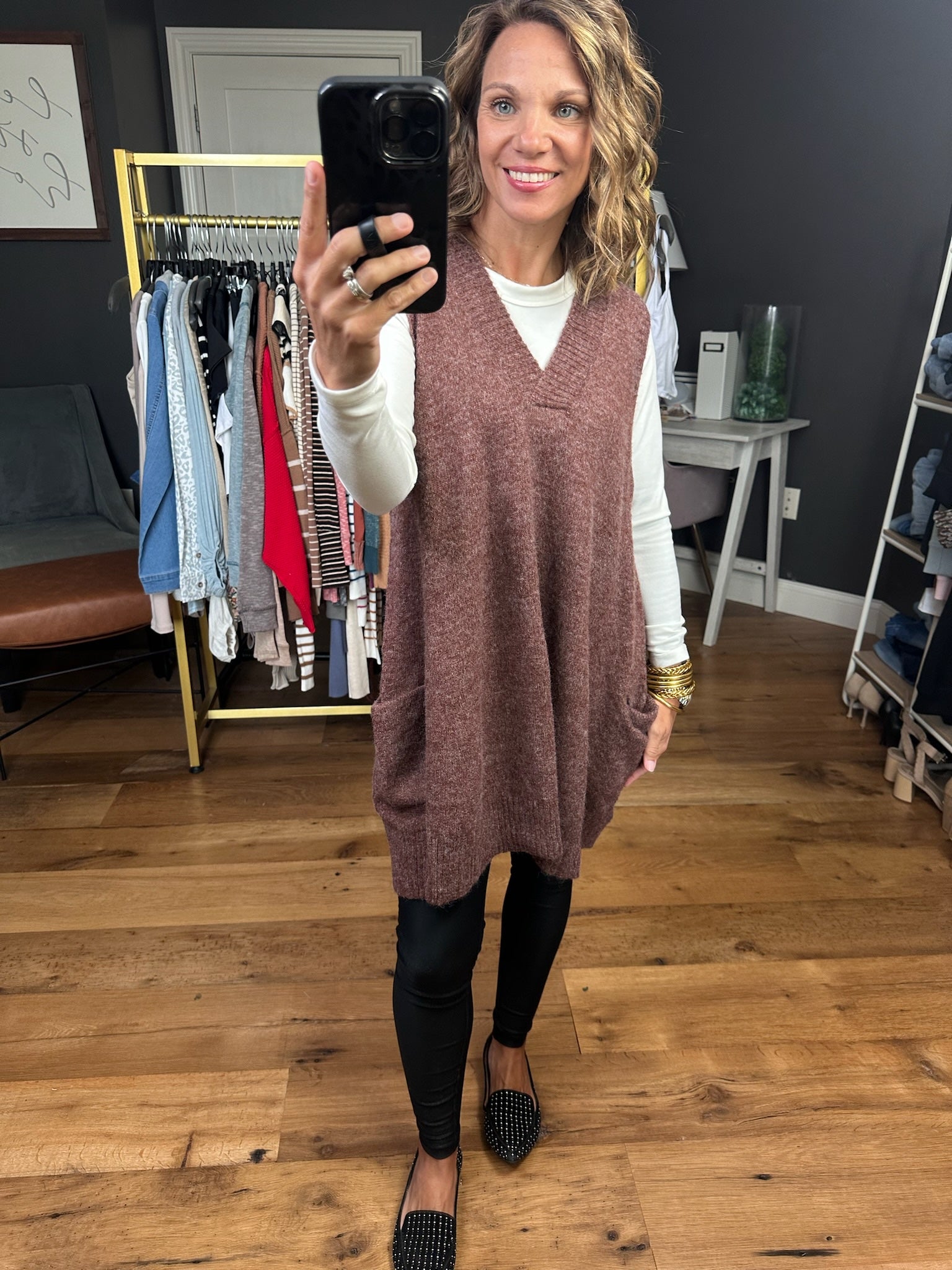 Back In Time V-Neck Tunic Sweater - Multiple Options-Be Cool-Anna Kaytes Boutique, Women's Fashion Boutique in Grinnell, Iowa