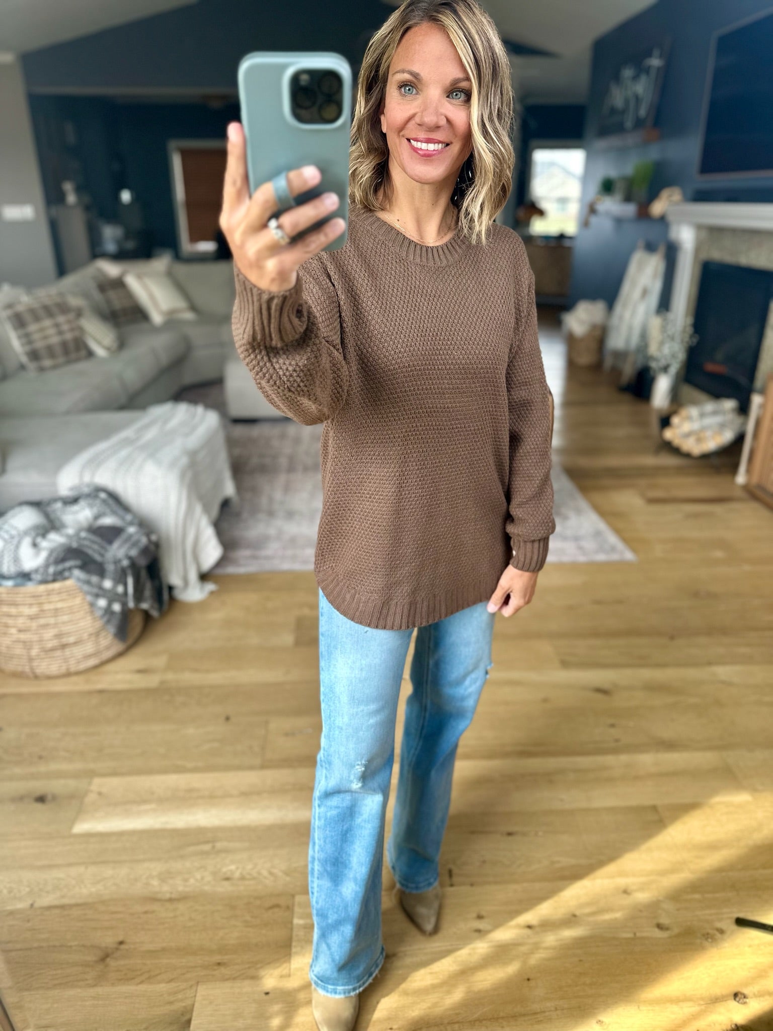 How It's Gonna Be Crew Knit Top-sweater-Zenana-Anna Kaytes Boutique, Women's Fashion Boutique in Grinnell, Iowa