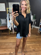 Express Yourself Button-Down Dolman Top - Multiple Options-Short Sleeves-Bucketlist-Anna Kaytes Boutique, Women's Fashion Boutique in Grinnell, Iowa