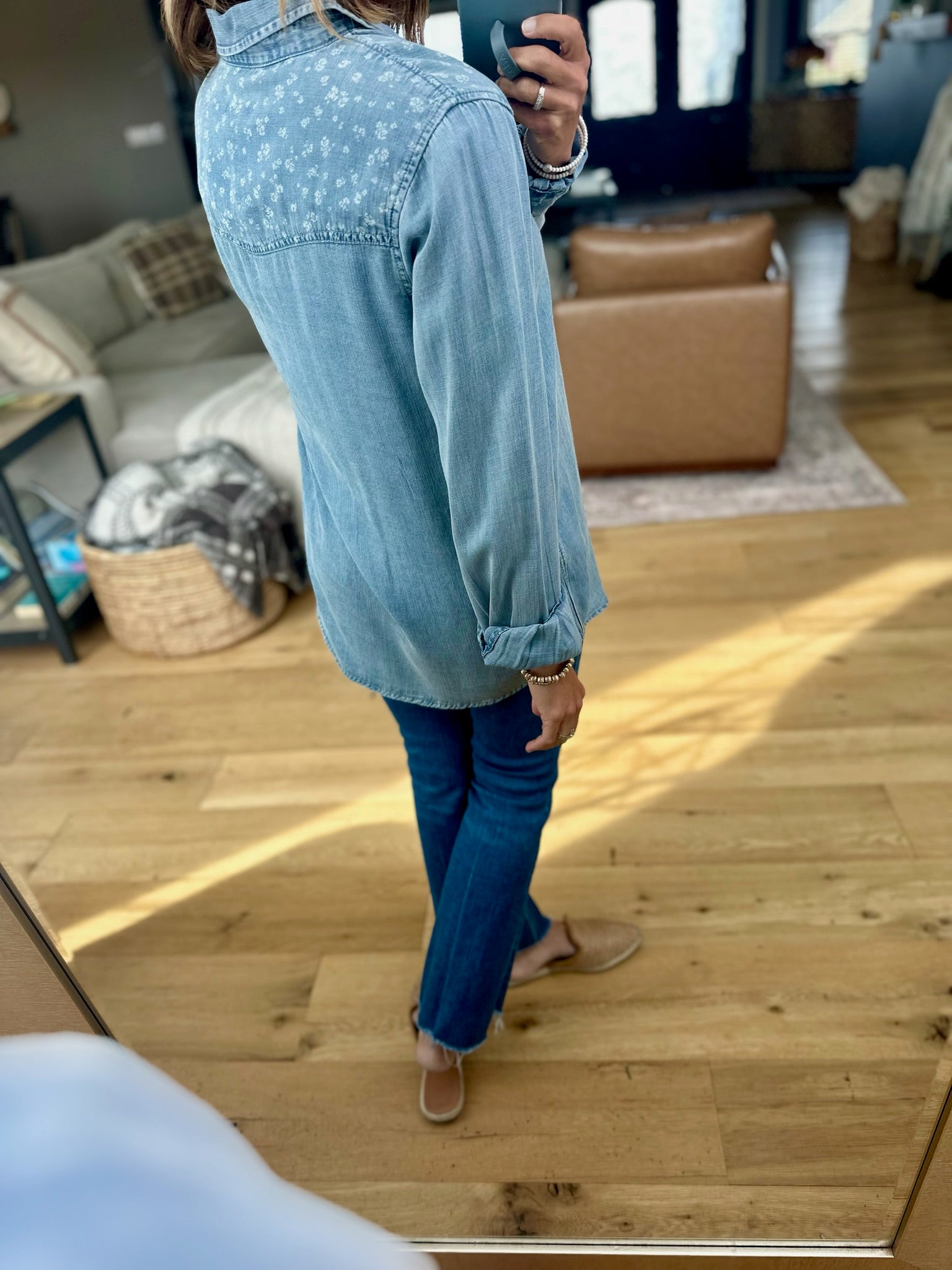 **Easy Days Tencel Button-Down-Thread & Supply-Anna Kaytes Boutique, Women's Fashion Boutique in Grinnell, Iowa