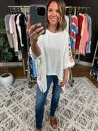 Bring It Home Crochet Detail Top-Short Sleeves-Dave & Dani-Anna Kaytes Boutique, Women's Fashion Boutique in Grinnell, Iowa