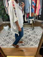 Bring It Home Crochet Detail Top-Short Sleeves-Dave & Dani-Anna Kaytes Boutique, Women's Fashion Boutique in Grinnell, Iowa