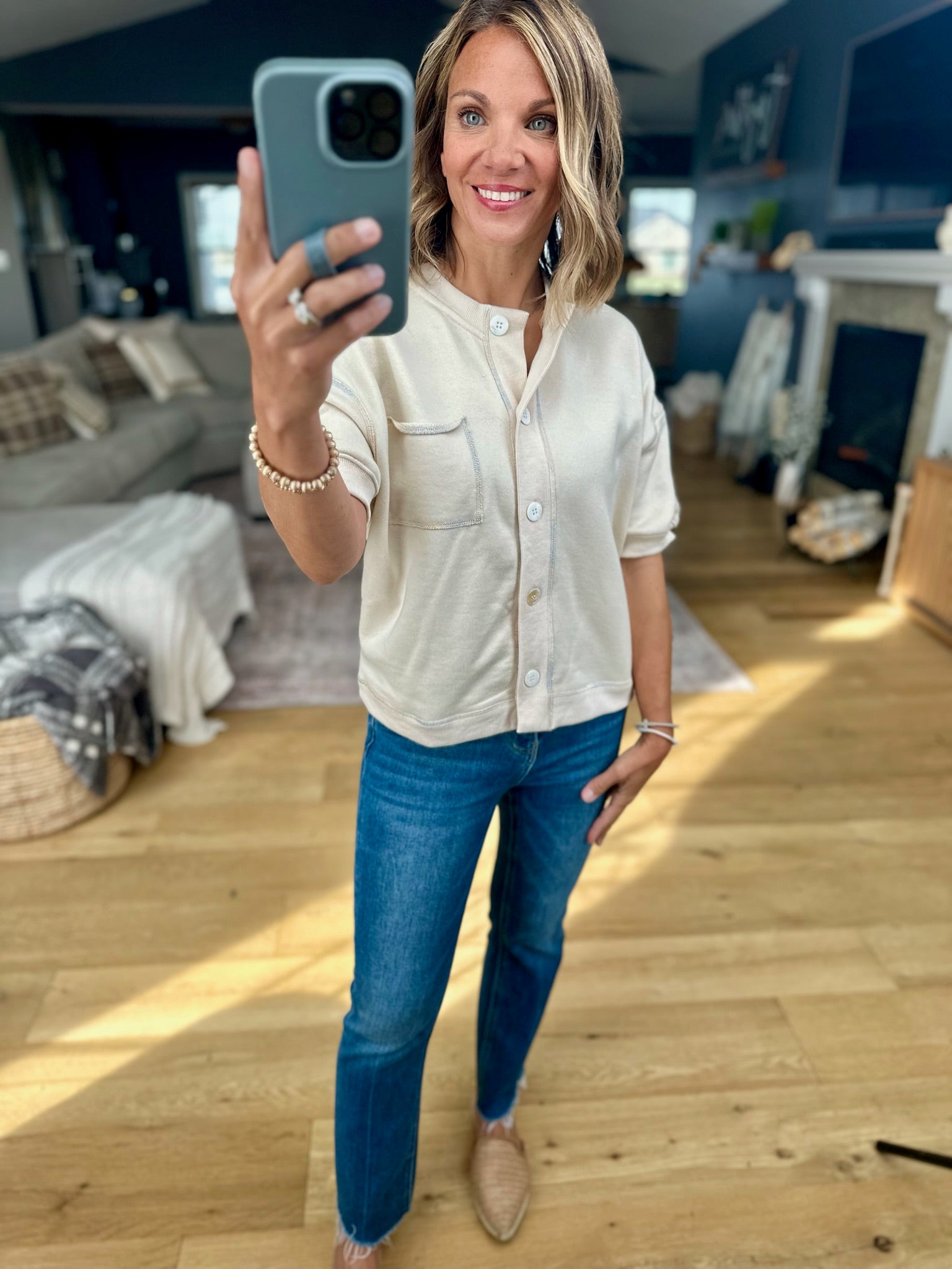 Just My Luck Button-Cardigan-Wishlist-Anna Kaytes Boutique, Women's Fashion Boutique in Grinnell, Iowa