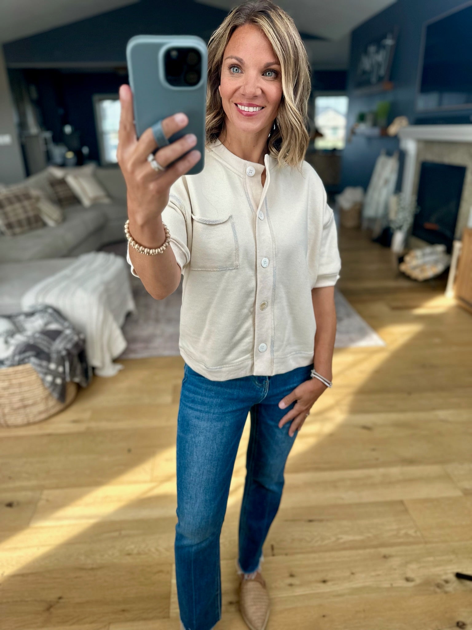 Just My Luck Button-Cardigan-Wishlist-Anna Kaytes Boutique, Women's Fashion Boutique in Grinnell, Iowa