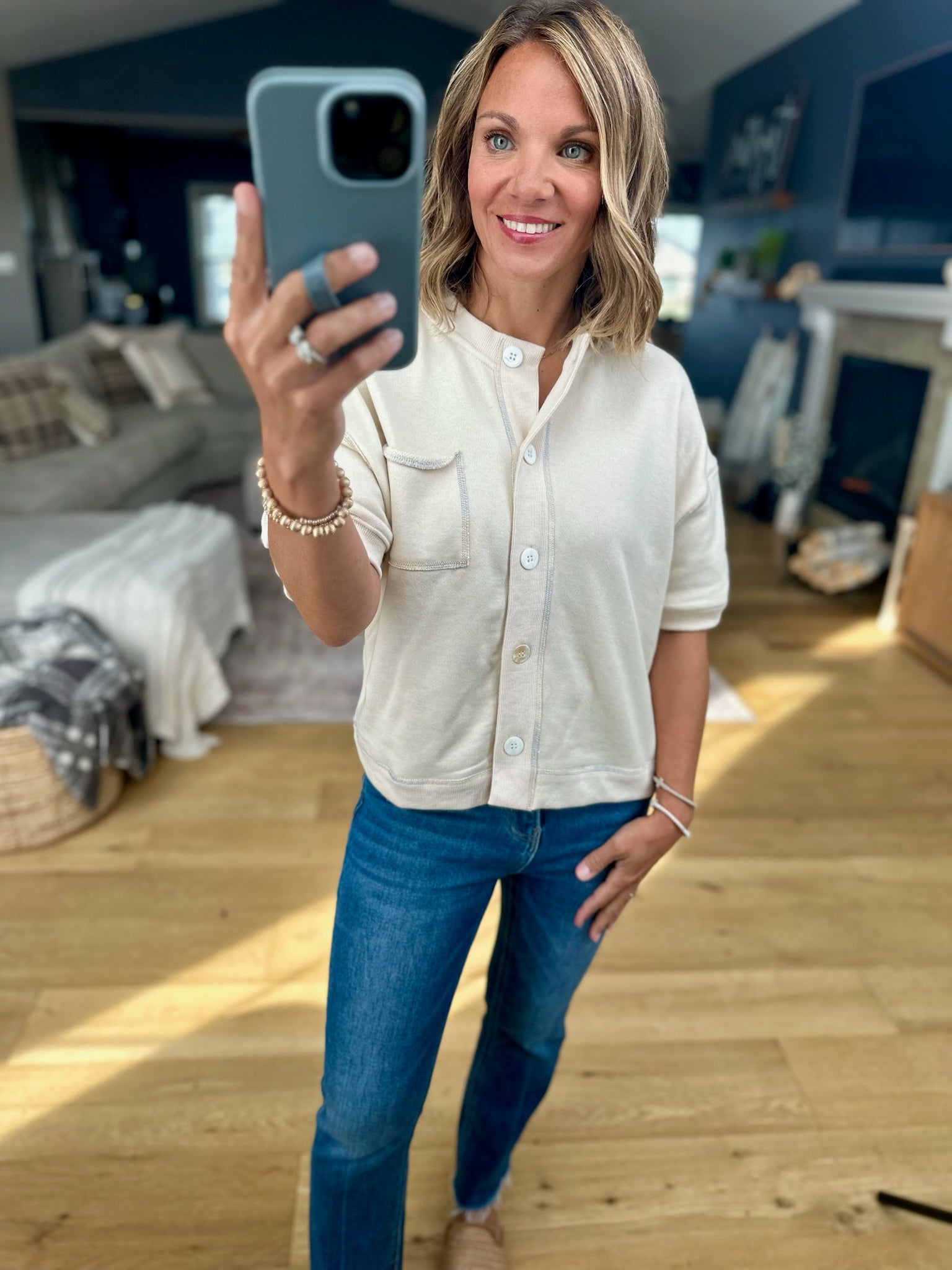 Just My Luck Button-Cardigan-Wishlist-Anna Kaytes Boutique, Women's Fashion Boutique in Grinnell, Iowa