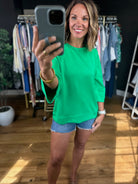 Fresh Air Feeling Dolman Top-Short Sleeves-Umgee-Anna Kaytes Boutique, Women's Fashion Boutique in Grinnell, Iowa