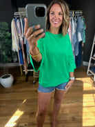 Fresh Air Feeling Dolman Top-Short Sleeves-Umgee-Anna Kaytes Boutique, Women's Fashion Boutique in Grinnell, Iowa