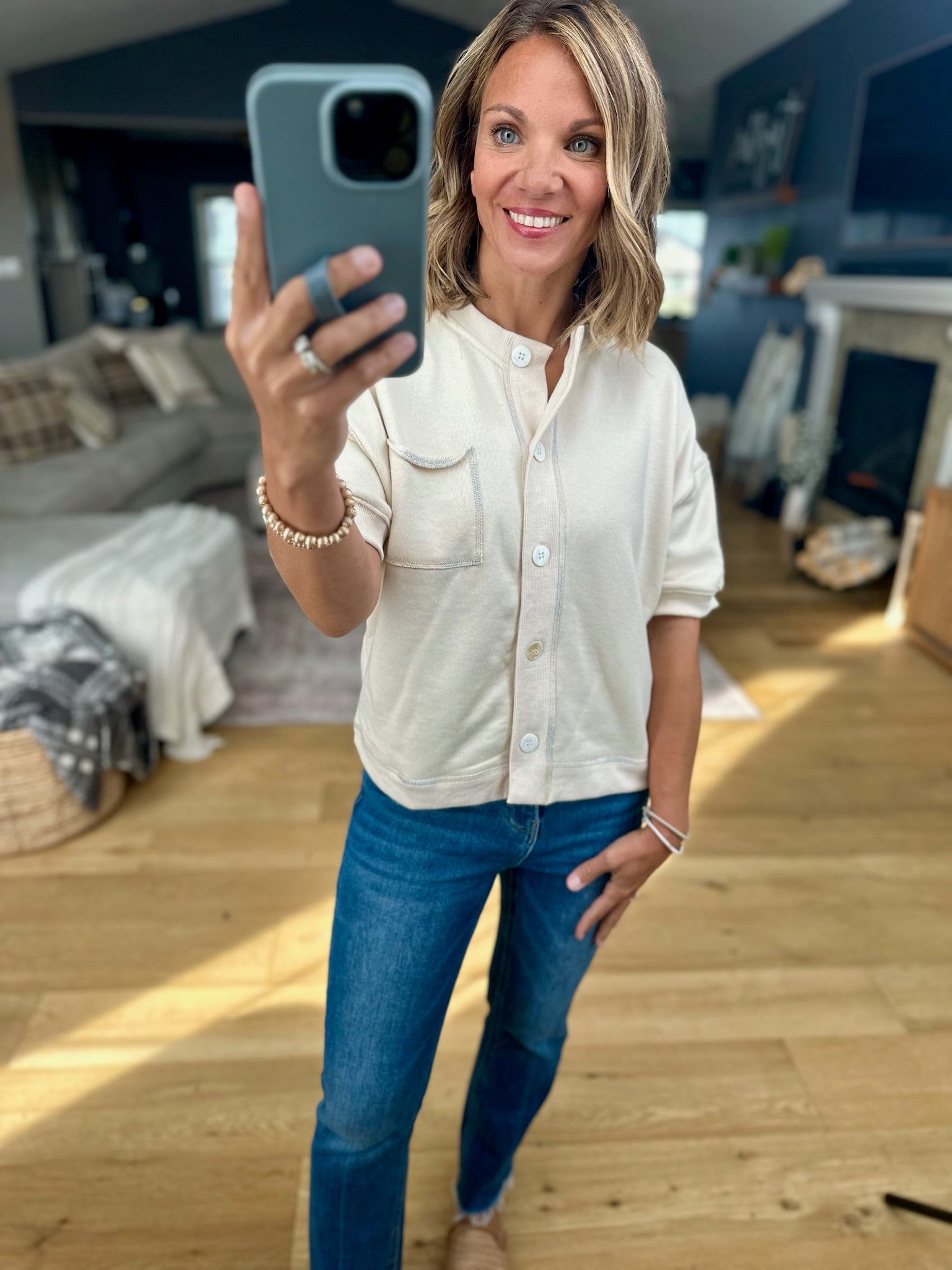 Just My Luck Button-Cardigan-Wishlist-Anna Kaytes Boutique, Women's Fashion Boutique in Grinnell, Iowa