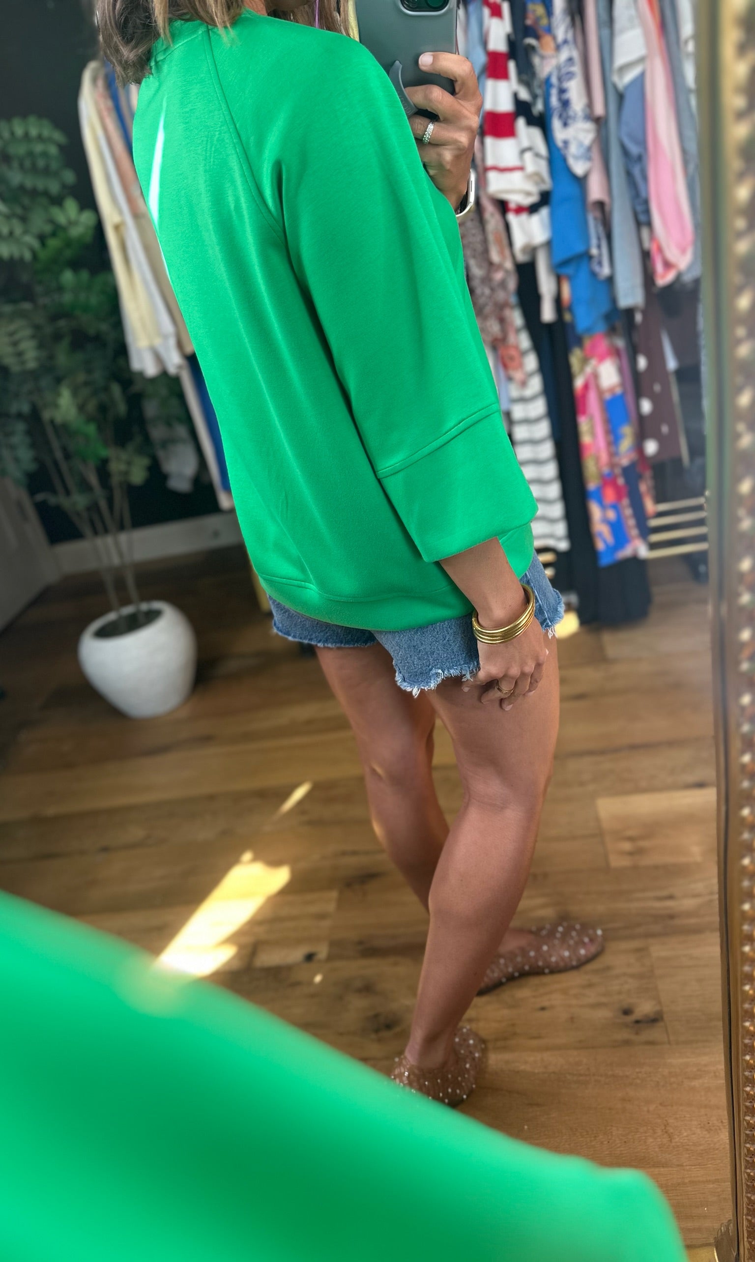 Fresh Air Feeling Dolman Top-Short Sleeves-Umgee-Anna Kaytes Boutique, Women's Fashion Boutique in Grinnell, Iowa