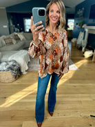 Fall Air Quilted Button-Down Top-Dress Forum-Anna Kaytes Boutique, Women's Fashion Boutique in Grinnell, Iowa