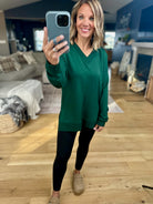 The Only Way V-Neck Top-Thread & Supply-Anna Kaytes Boutique, Women's Fashion Boutique in Grinnell, Iowa